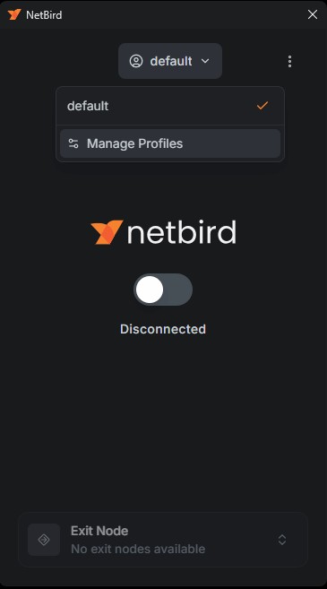Netbird Disconnected