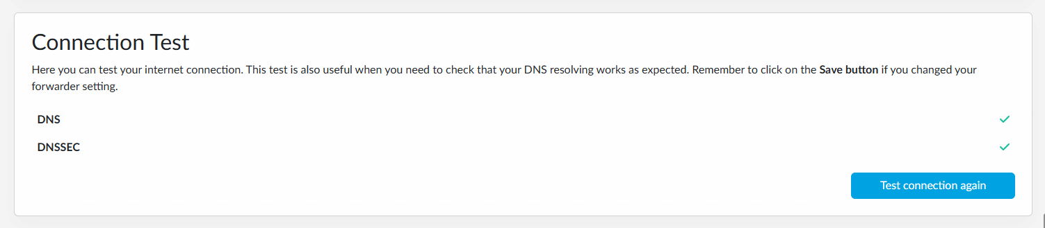 Turris reForis Connection Test