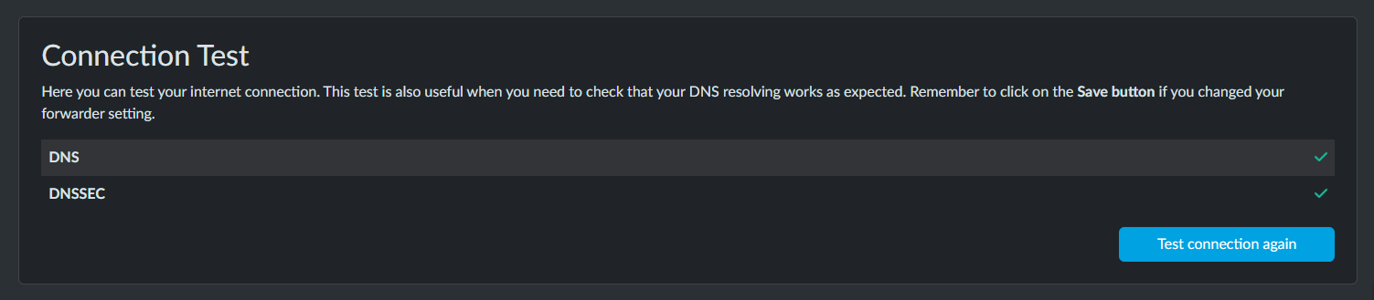 Turris reForis Connection Test